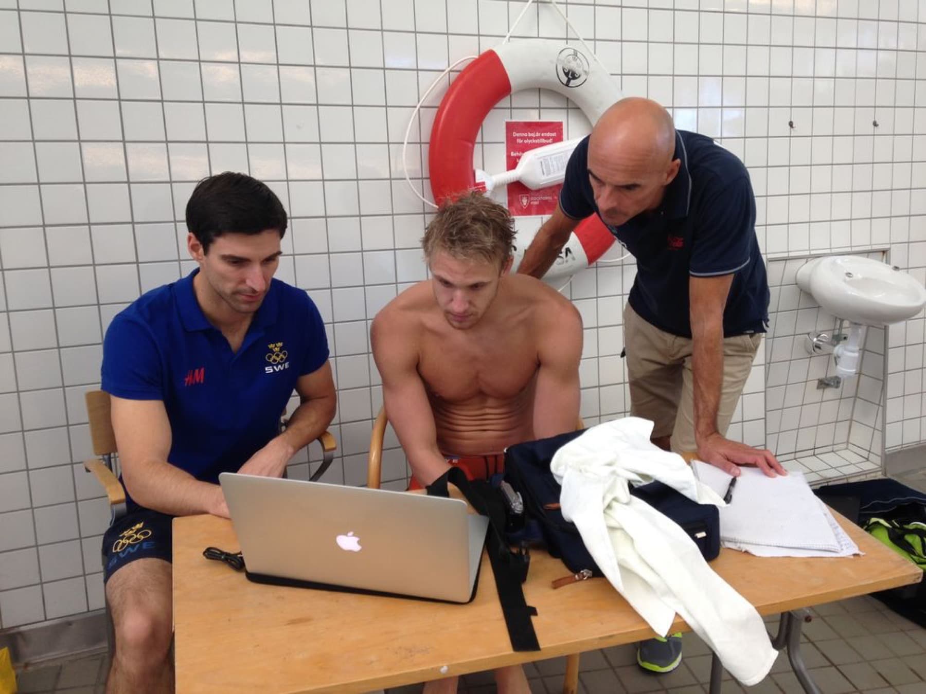 Biomechanical review with national-team athlete.