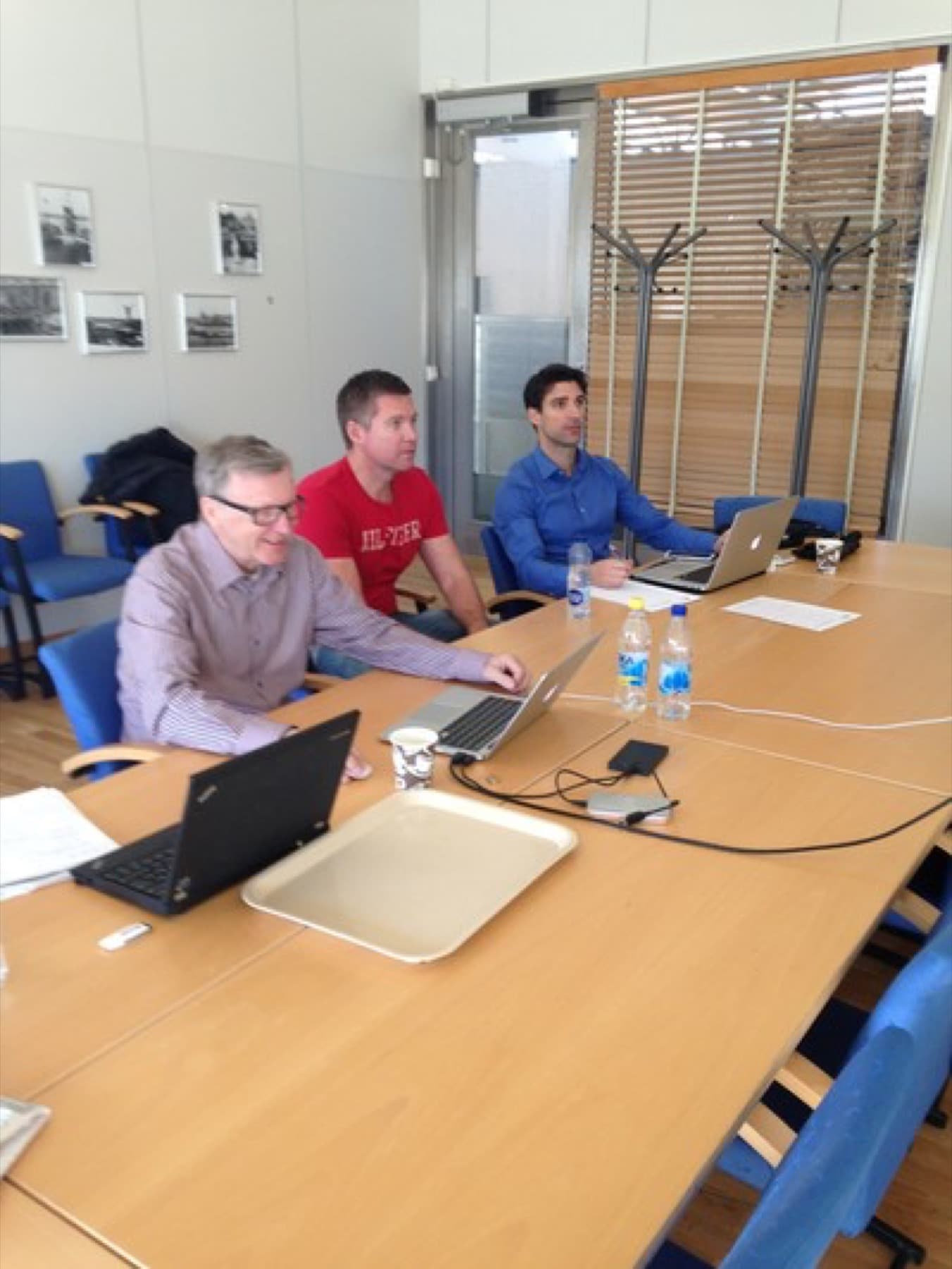 Working session with Prof. Rein Haljand, pioneer of race analysis and swimming technique.